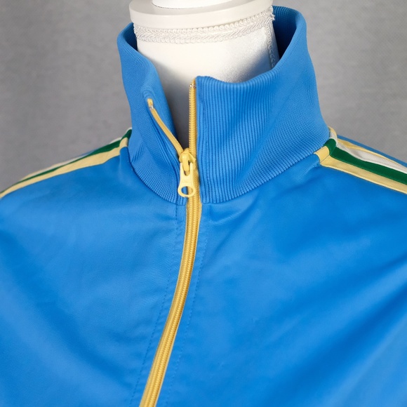 2 for $20! Retro Vintage? 80s Style Zip Track Jacket - Picture 3 of 13